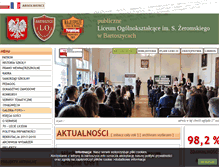 Tablet Screenshot of absolwenci.lo.bartoszyce.info
